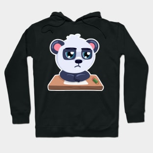 Panda study but sad Hoodie